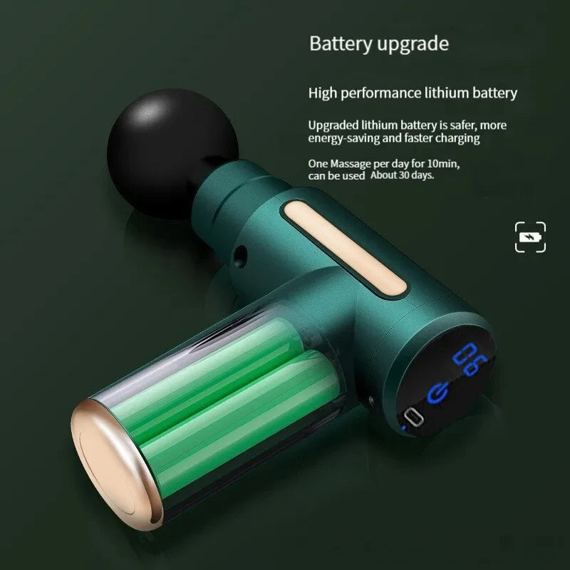 Fascia Gun Muscle Relaxation Massager Electric Vibration Massage Gun