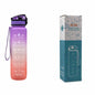 1L Tritan Water Bottle With Time Marker Bounce Cover