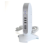 Emerson 5-Outlet + USB Charging Tower with Surge Protection and On/