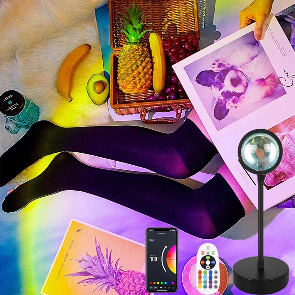 Smart Sunset Projection Lamp