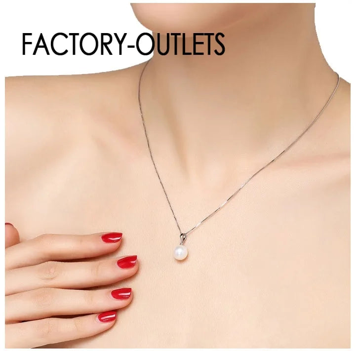 Factory Outlets High Quality 925 Silver Needle White Pearl Earrings