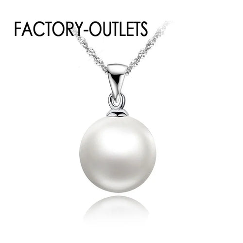 Factory Outlets High Quality 925 Silver Needle White Pearl Earrings