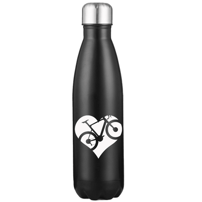 Heart Bike 17oz Stainless Water Bottle