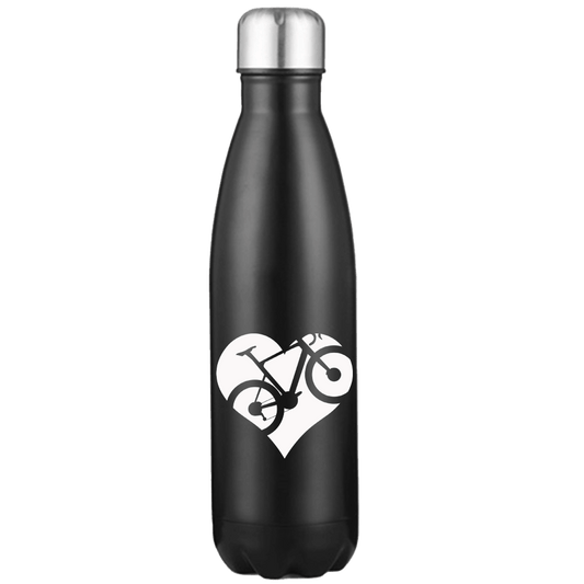 Heart Bike 17oz Stainless Water Bottle