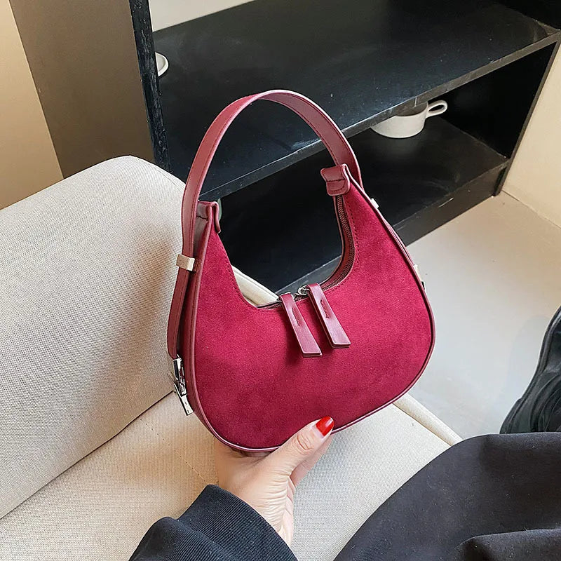 Shoulder Side Bags for Women Scrub Leather Female New 2023 Trend