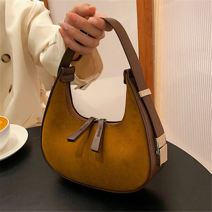 Shoulder Side Bags for Women Scrub Leather Female New 2023 Trend