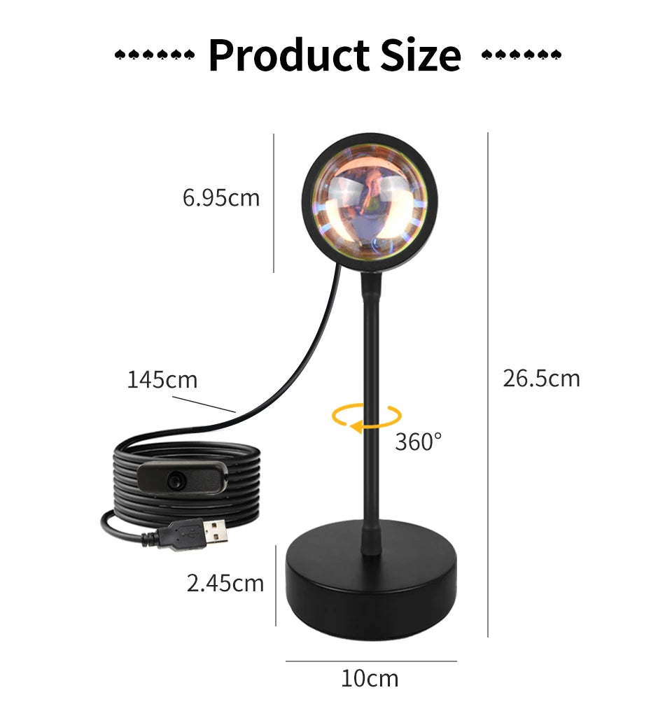 Smart Sunset Projection Lamp
