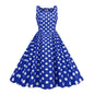 Women Party Dress Vintage-inspired A-line Midi Dress with Square Neck