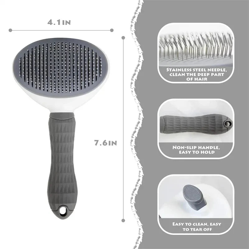 FurEase™ Self-Cleaning Pet Brush