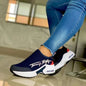 Casual Breathable Wedges Ladies Walking Sneakers Flat Women Shoes