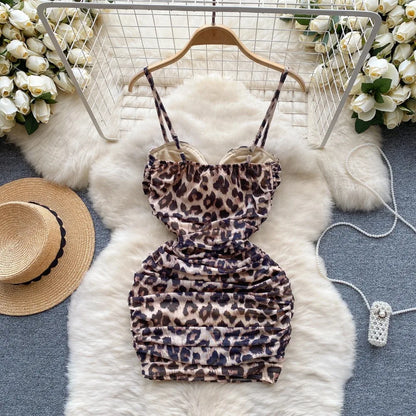 Sexy Solid Print Pleated Off Shoulder Mesh Slip Dress Chic Evening