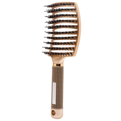 Hair Brush Hair Comb Detangling Hair Brush Bristle&Nylon Women Wet