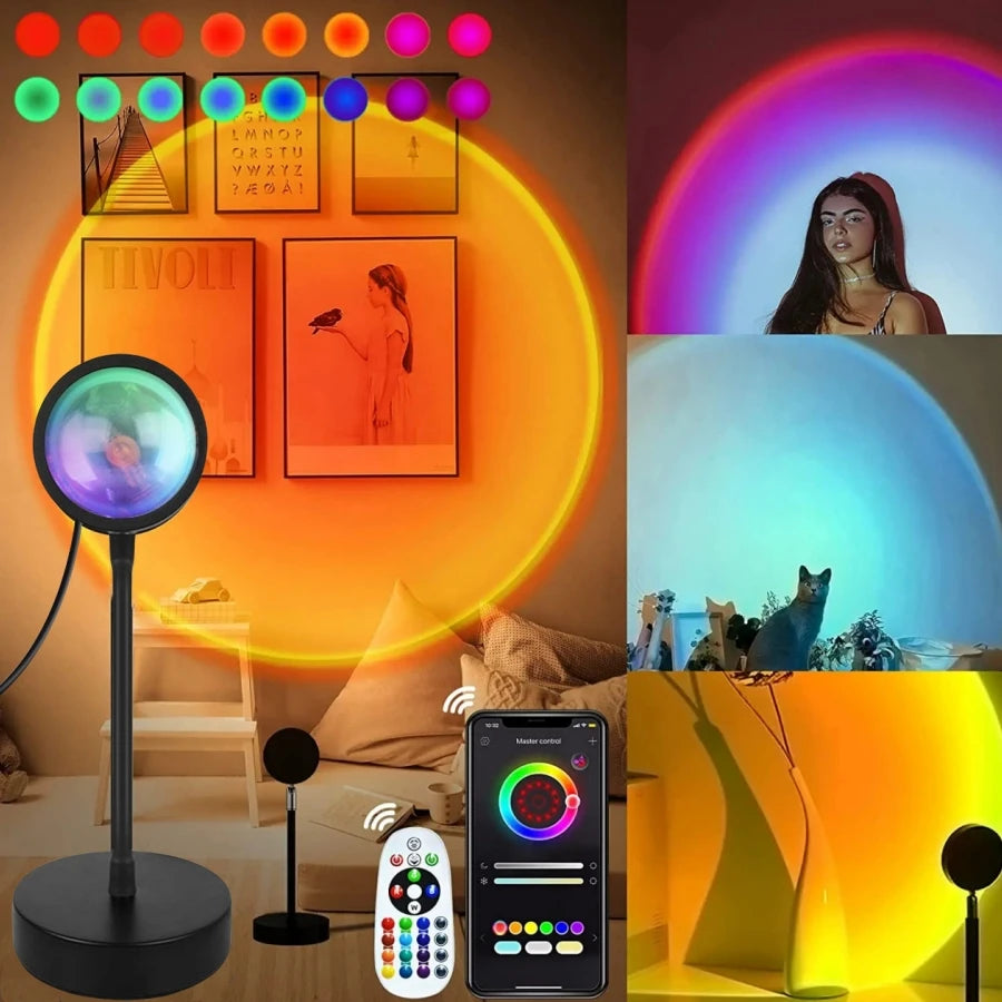Smart Sunset Projection Lamp