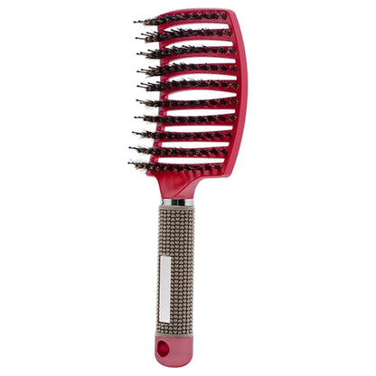 Hair Brush Hair Comb Detangling Hair Brush Bristle&Nylon Women Wet