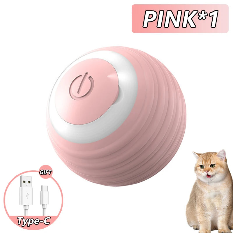 Smart Electric Rolling Ball Cats Toy