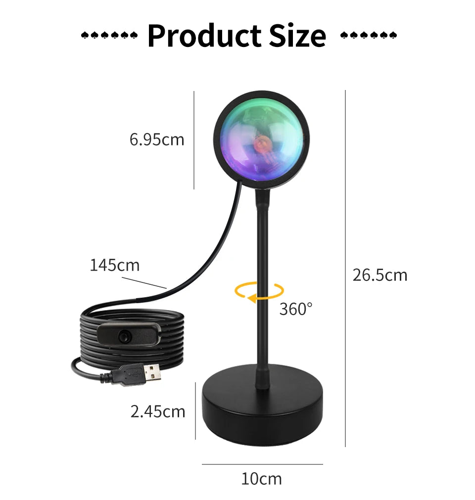 Smart Sunset Projection Lamp