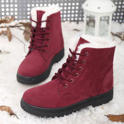 Women Boots Snow Plush Women Shoes Platform Boots For Women Fashion