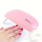 Mini Nail Polish Glue Drying Baking Lamp USB Interface Folding Mouse