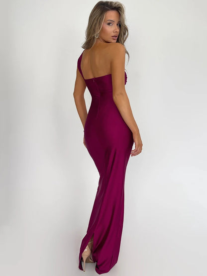 Mozision Strapless Backless Sexy Maxi Dress For Women Fashion One