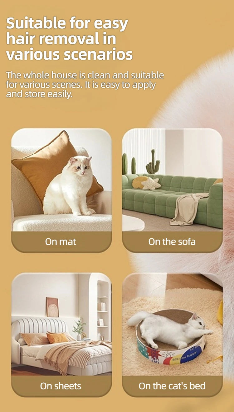 Pet Hair Remover Roller – Reusable & Washable