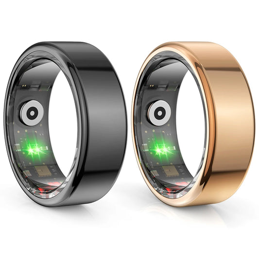 R02 Smart Ring Fitness Tracker with Bluetooth 5.0 "Advanced Blood Oxygen Tracking | IP68 & 5ATM Waterproof | Compatible with Android & iOS"