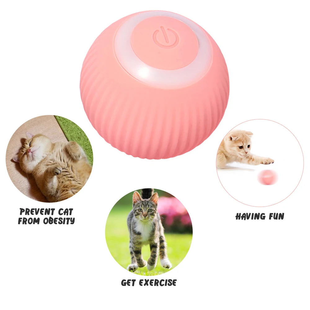 Smart Electric Rolling Ball Cats Toy