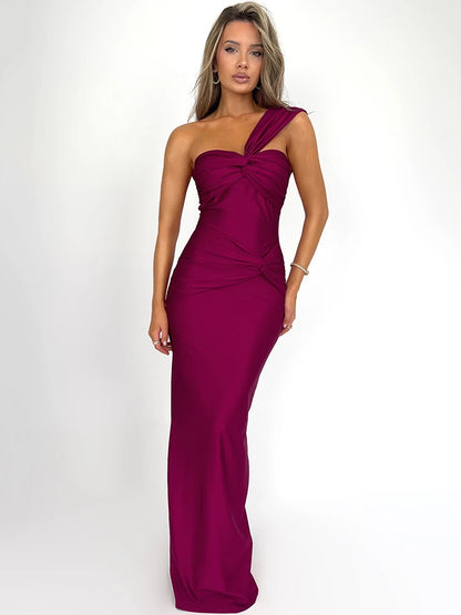 Mozision Strapless Backless Sexy Maxi Dress For Women Fashion One