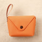 Korean Creative Ins Keychain Bag PU Leather Coin Purse Hand Strap Cute