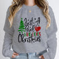 Just A Girl Who Loves Christmas Print Pullovers Women Fashion Pure